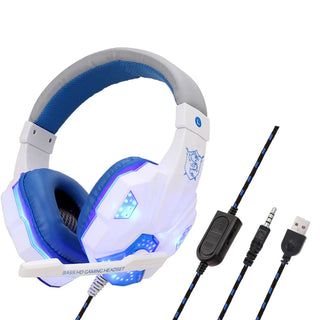 100pcs Wired Gaming Headset with Microphone Stereo Bass Earphones Over-Ear Game Headphone for Xbox One PS4 PC Computer Phone