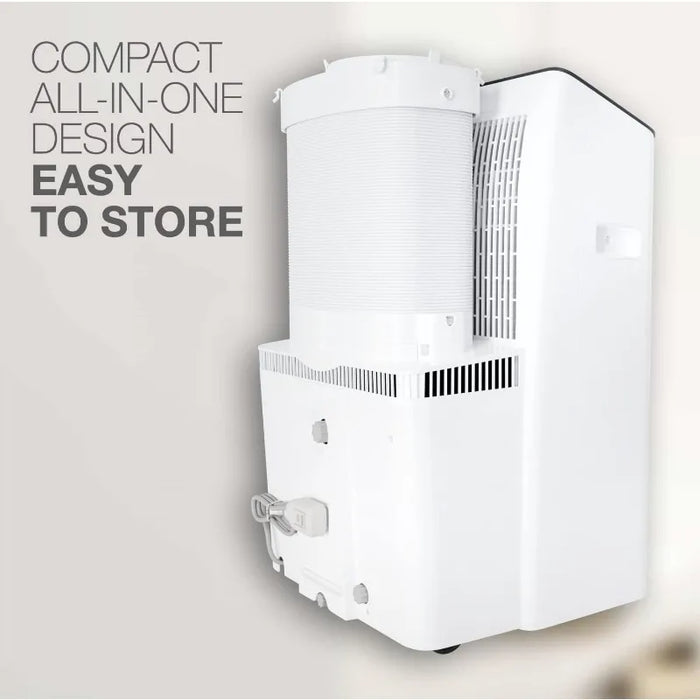 14,000 BTU (12,000 BTU SACC) Inverter Portable Air Conditioner and Heater with Dual Hose, Dehumidifier