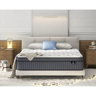 Queen Mattress,  Hybrid Queen Size Mattresses in a Box, Mattress Queen Size with Memory Foam and Independent Pocket Springs