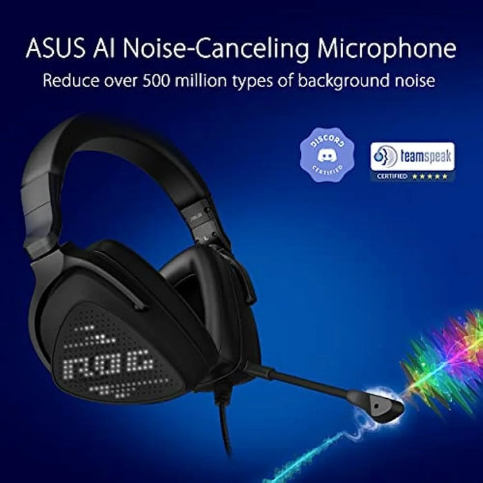 ASUS ROG Delta S Animate Gaming Headset Lightweight USB-C for PC Mac PS5 Switch USB-C Surround Sound No Delay Earbuds Original