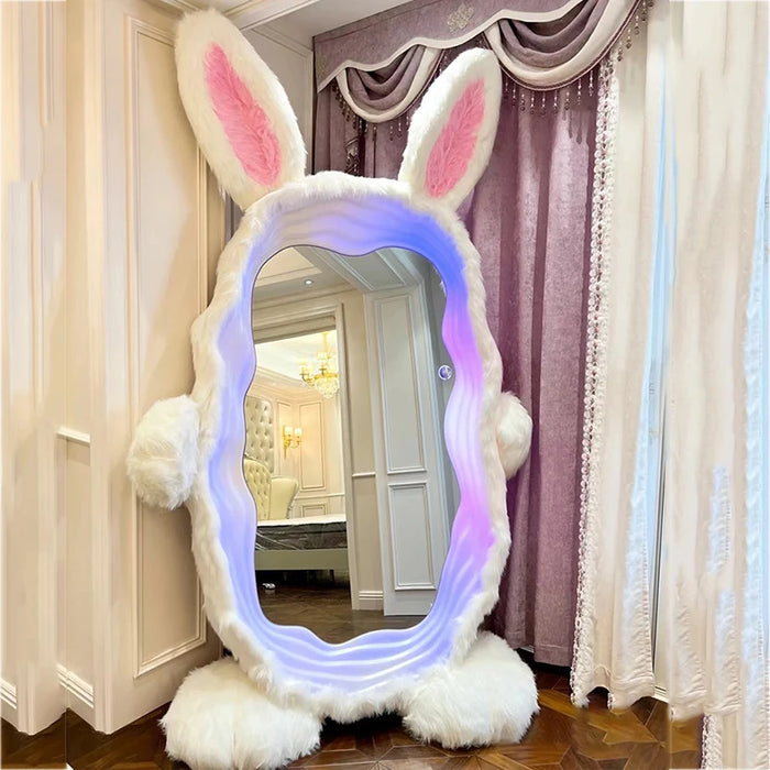 Wall Room Accessories Mirror Aesthetic Bedroom Large Mirrors Cute Home Dressing Lights Full Body Customize Room Decoration