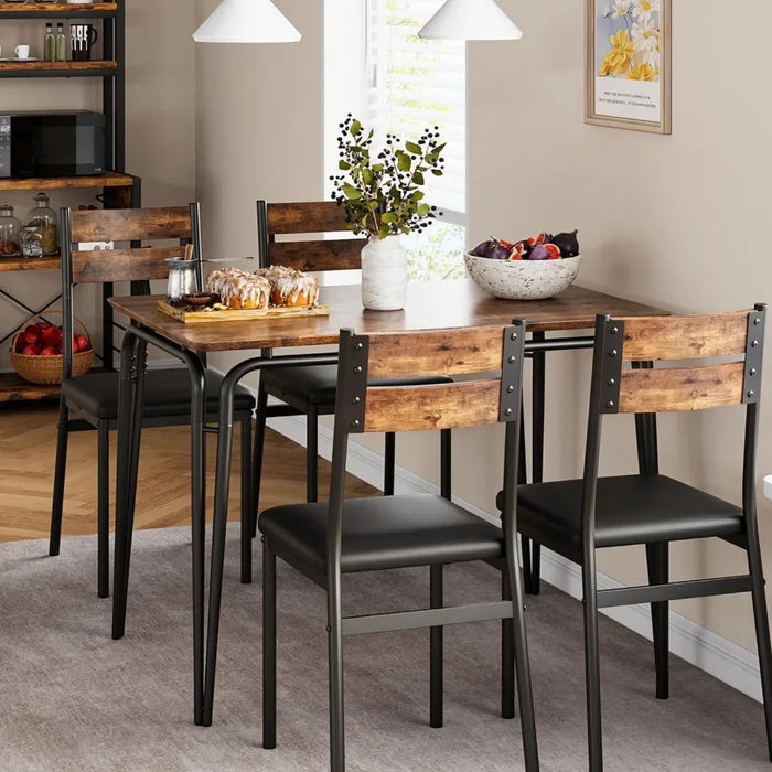 Kitchen Table and Chairs for 4, 5 Piece Dining Tables Set for 4,Modern Dining Room Tables Set, Dinner Table Set for 4