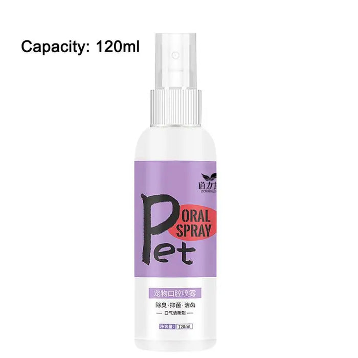 Pet Oral Cleanse Spray Dogs Cats Teeth Clean Deodorant With Natural Ingredients Odor Eliminating Mouth Care Cleaner Pet Supplies