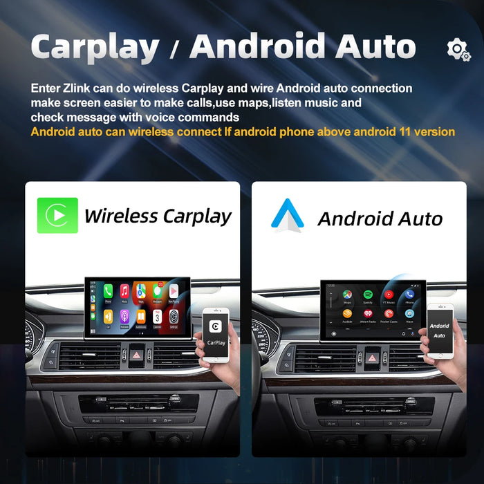 8 Core Android 12 System Car Multimedia Stereo For Audi A6 C7 A7 2012-2018 WIFI 4G 8+128GB RAM Carplay IPS Touch Screen GPS Navi