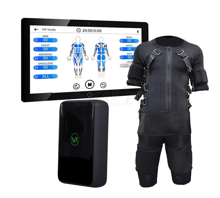 Wireless EMS Suit Fitness Electro Muscle Stimulation Whole Body Muscle Training Body Sculpting Machine