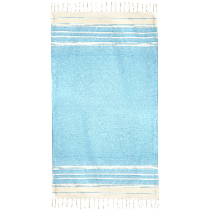 New 2023 Turkish Diamond Fringe Cotton Beach Towel Set with Thicker Rhombus Sauna Bath Towel