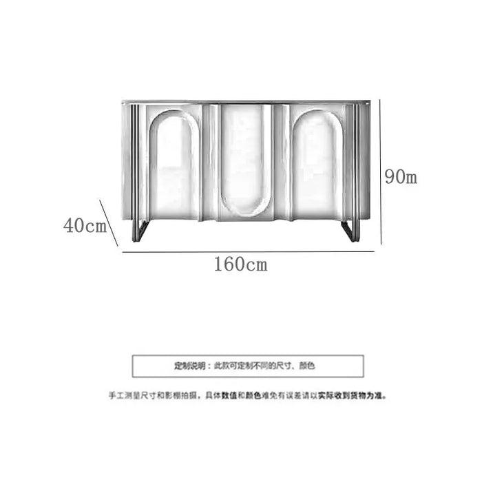 Solid Wood Porch Cabinet Luxury Simple Fashion One Decorative Shoe Cabinet Living Room