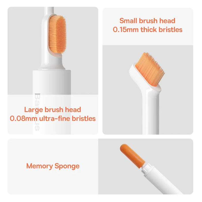 Baseus Cleaning Brush Bluetooth Earphones Cleaning Tool Cleaner Kit for Airpods Pro Earbuds Case Cleaner Kit Clean Brush Pen