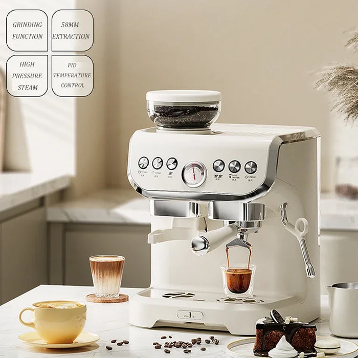 Professional Coffee Machine Espresso Cappuchino An Espresso Machine Brews Coffee By Forcing Pressure