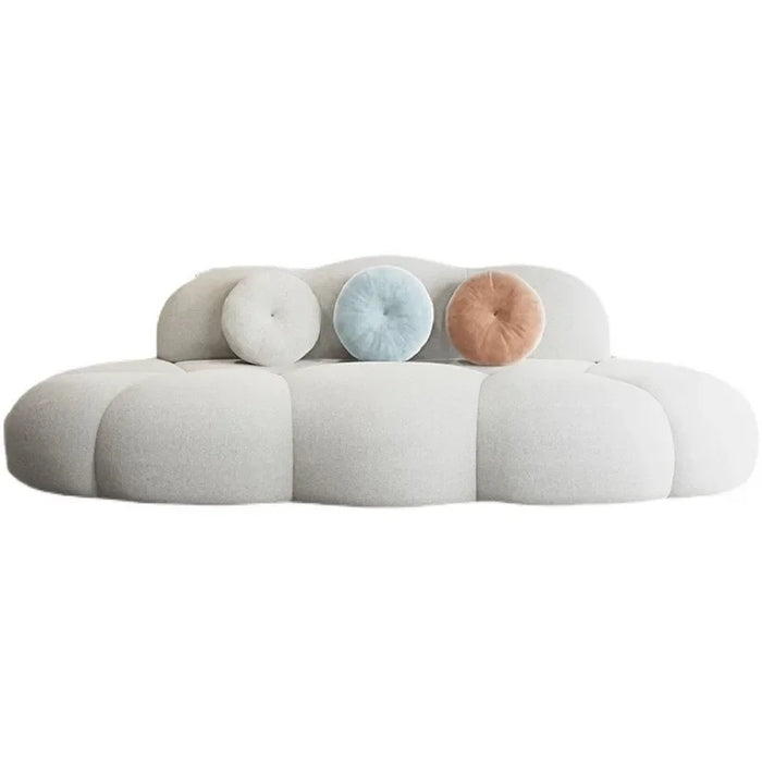 Italian style minimalist cashmere creative light luxury cloud sofa modern simple leisure special-shaped small family Designer