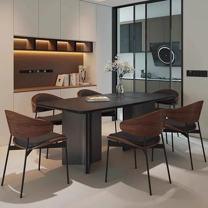 Chairs Kitchen Dining Table Modern Black Simple Rooms Elegant Tables Dinning Sedentary Designer Coffee Bord Bwrdd Marble Service