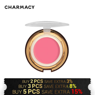 CHARMACY 4 Colors Long-lasting Blush Palette Waterproof Nude Matte Soft Blush Powder Cheek Makeup for Face Women Cosmetic