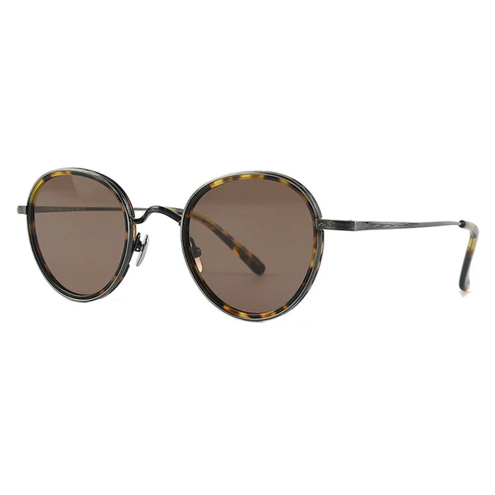 Titanium Acetate CR39 Sunglasses New Fashion Brand Designer Vintage Round Sun Glasses for Women