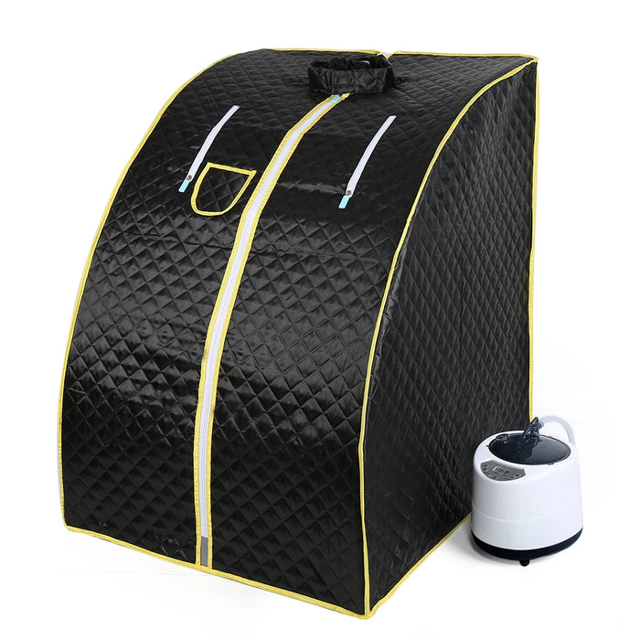 Portable Sauna Household Steam Room Beneficial Skin 2.0L Machine Slimming Bath SPA Health Simple Joint Steel Frame