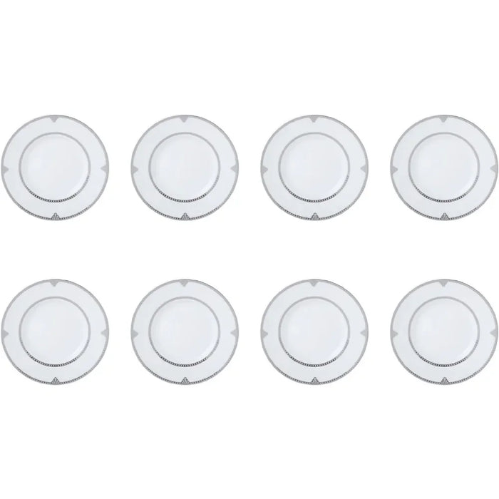 Food Plate 40-Piece Porcelain Dinnerware Set Service for 8 Ceramic Dishes to Eat Tableware Set of Plates Dinner Sets Dish Luxury