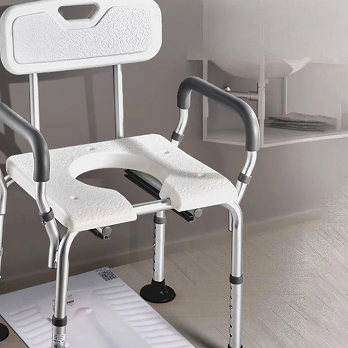 Folding Toilet Stool Bed Storage Chair Chaise Toilette Collapsible Mobile Bathroom Comfortable Hanger Footrest Chaise Foot Bath