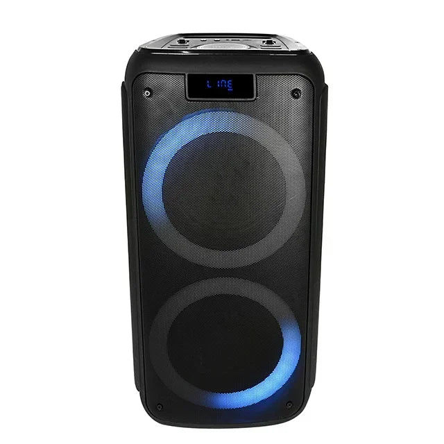 TEMEISHENG Dual 8 Inch Karaoke Portable Bluetooth party box speaker with microphone