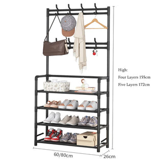Clothes Rack Office Chairs Coat Racks Shelf Folding Wardrobe With Free Shipping Hanger Floor Shoe Storage Rack Entrance Hall