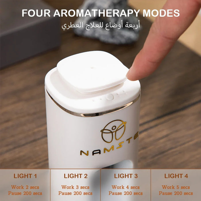 NAMSTE Dual Function Car Air Freshener Start and Stop Home Room Fragrance Aroma Diffuser Perfume Package 10ML Six Oil Pieces