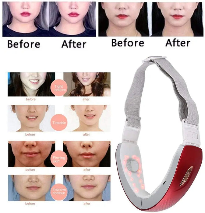 Personal V Shape Face Lift Meter Chin EMS Facial Massager Lifting V Line Up Beauty Tool SkinCare Instrument Face Massager