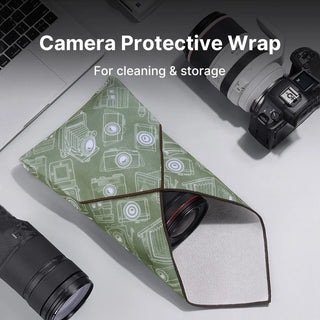 Ulanzi SO20 Photography Camera Protection Wrap Cleaning Cloth Camera Cloth Protective Cover for Canon Nikon Sony DSLR Flash Lens