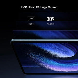 2023 Xiaomi Pad 6 Tablet 11 Inch 2.8K 144Hz UHD Screen Snapdragon 870 CPU 6GB 128GB 8840mAh 33W Fast Charge 8MP+13MP Tablet PC