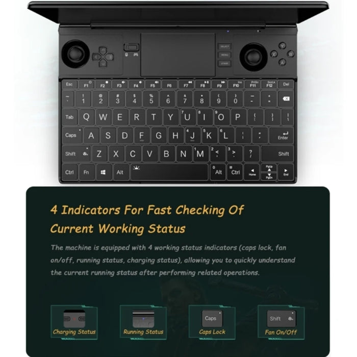 2024 New GPD WIN MAX 2 Handheld Gaming Laptop Mini Gamer PC Notebook CPU AMD Ryzen 7 6800U Processor DDR5 16/32GB RAM Memory