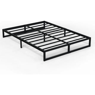 King Size Bed Frame, Metal Platform Mattress Foundation with Steel Slat Support, No Box Spring Needed,8 Inch King Size Bed Frame