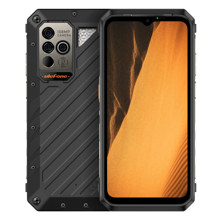 Ulefone Power Armor 19 Rugged Phone Android 12 Helio G99 Octa Core 12+256GB 6.58'' Screen 9600mAh 4G Smartphone 108MP Cam NFC