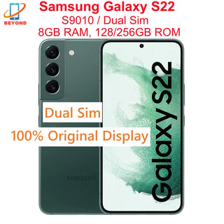 Samsung Galaxy S22 5G Dual Sim S9010 6.1" ROM 128/256GB RAM 8GB Snapdragon NFC Octa Core Original Android Cell Phone