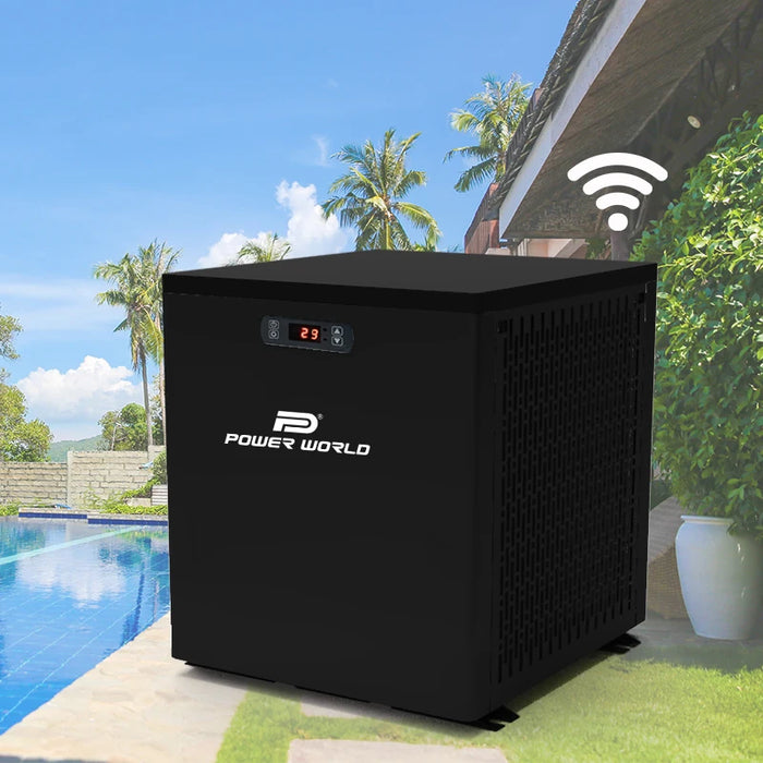 Smart wifi R32 above ground pool heater R32 gas electric water heater for swimming pool