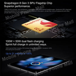 Original Vivo X Fold 3 Pro 5G Foldable Phone 8.03" 120Hz Folded Screen Snapdragon 8 Gen 3 Battery 5700mAh IPX8 Smartphone
