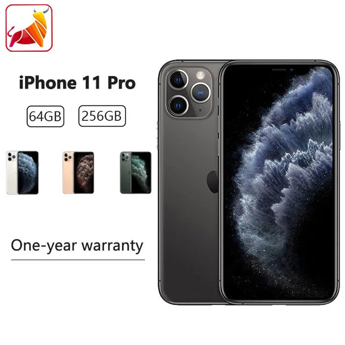 Original Apple iPhone 11pro 64/128/256GB ROM 5.8 "Original Liquid Retina IPS LCD Face ID A13 IOS Original Unlocked 4G LTE2 20W F