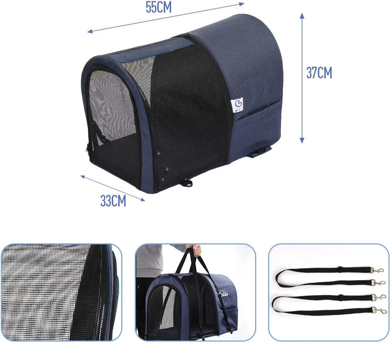 Factory Direct Sales Completely New 400D Oxford Cloth + Iron Frame Trolley Pet for Family