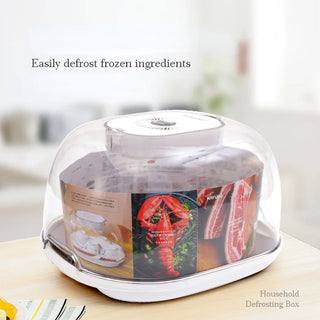Multi-function Food Quick Thawing Preservation Box Thaw Plate Household Kitchen High-grade Thawer Dust-proof Table Thawing Plate