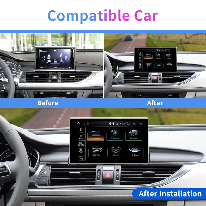 8 Core Android 12 System Car Multimedia Stereo For Audi A6 C7 A7 2012-2018 WIFI 4G 8+128GB RAM Carplay IPS Touch Screen GPS Navi