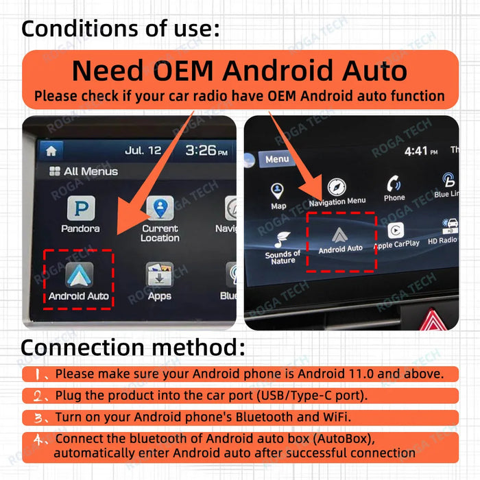 New Upgrade Mini Wired to Wireless Android Auto Adapter for Wired Android Auto Car Smart Ai Box Bluetooth WiFi  Auto connect Map