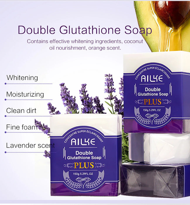 AILKE Glutathione Bleach Range, Whiten, Moisturizing, Hydration, Clean Stains, Even Skin tone, Improve Dull Skin Tone