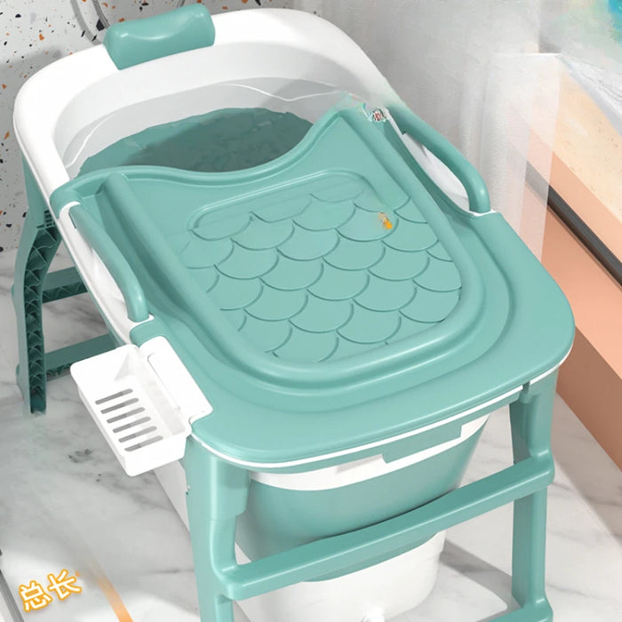 Body Wash Tub Foot Bath Bucket Roller Foldable Adult Large Folding Home Spa Fomentation Machine Tina Plegable Portable Bathtub