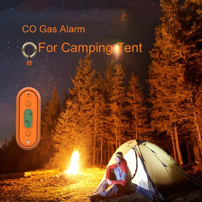 Travelling IP68 waterproof outdoor tent camp CO alarm checker portable carbon monoxide camping perimeter alarm