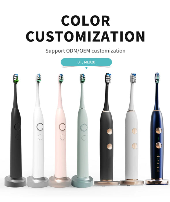 SONIC Electric Toothbrush With 2pcs Toothbrush Head Electric Toothbrush Motor Electric