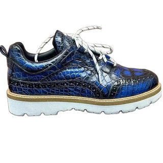 BATMO 2023 new arrival Fashion Crocodile Belly Skin causal shoes men,male Genuine leather sneakers PDD298