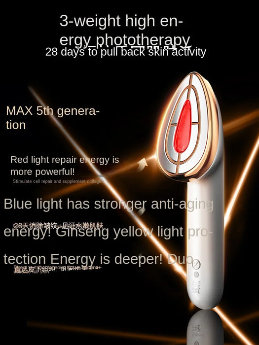 Frequency Instrument Iron Beauty Instrument Rejuvenation Hospital Freckle Face Red and Blue Light Massage Home Lift and Tighten.