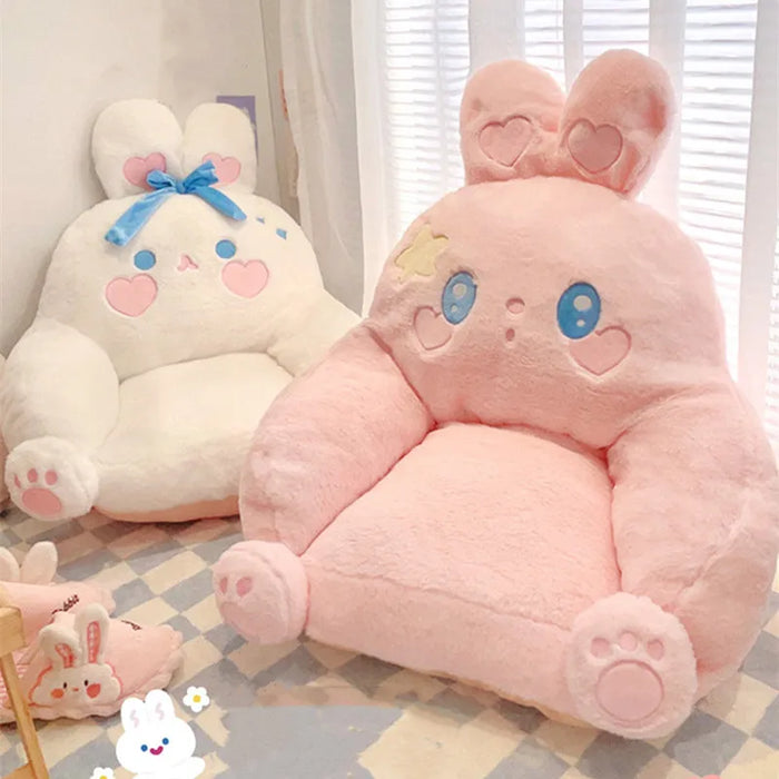 Cartoon Cute Rabbit Mini Sofa Home Bedroom Floor Lazy Casual Sofa Reading Seat Cushion Cushion Bay Window Tatami Seat Cushion