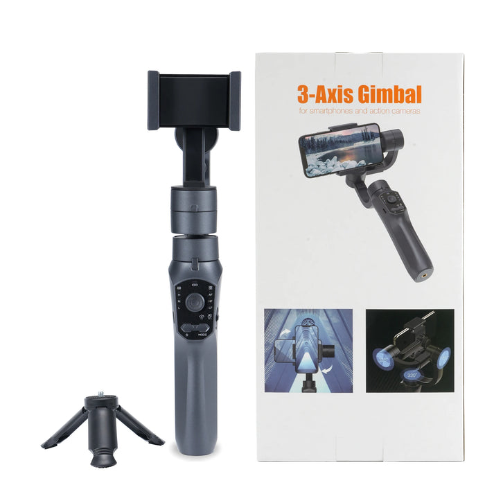 New Foldable Selfie Vlog Handheld Gimbal Stabilizer 360 Rotation Auto Face Tracking Smart Anti-shake 3 Axis Gimbal For iPhone