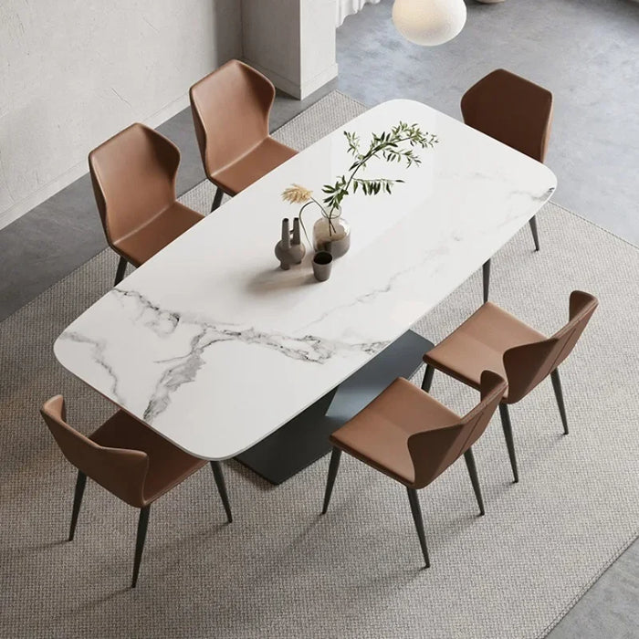 Rock Plate Dining Modern Table Modern Simple Luxury High End Household Furniture Stone Simple Esstisch Home Furniture YX50DT