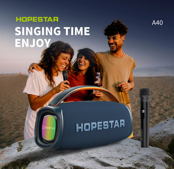 Hope Star A40 Bluetooth speaker 70W high-power outdoor portable subwoofer waterproof speaker home theater caixa de som bluetooth