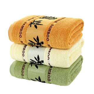 Set of 1/4/6 Bamboo Fiber Towels Sets Home Bath Towels Adults Face Towel Thick Absorbent Luxury Bathroom Towels Toalha De Praia