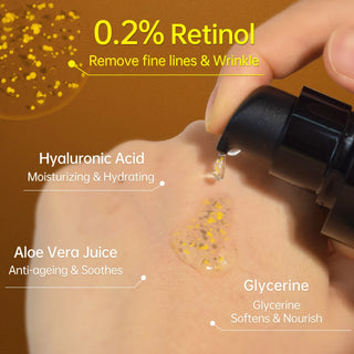 JoyPretty Retinol Facial Skin Care Set Face Serum Eye Cream Toner Anti Wrinkle Aging Firming Lifting Nourish Facial Skincare Kit