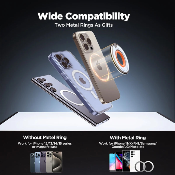 Joyroom Magnetic Ring Phone Holder Kickstand Silicone Ring Magnetic Phone Grip Holder Stand For iPhone 15 14 13 12 Pro Max
